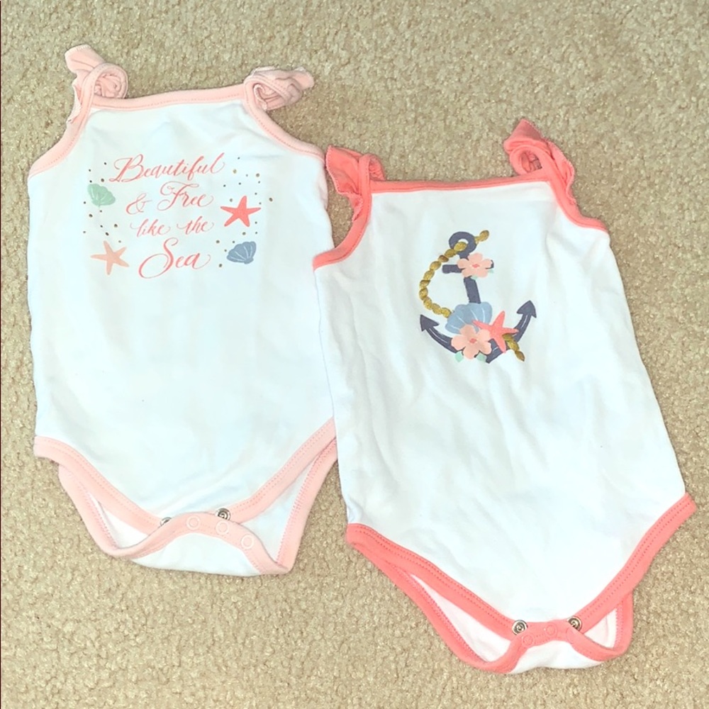 Summer Beach Baby onesies